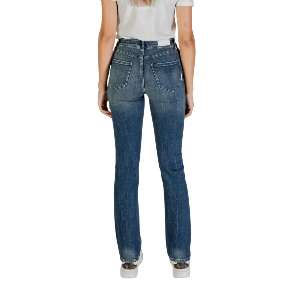 Blue Cotton Skinny Jeans - Image 2