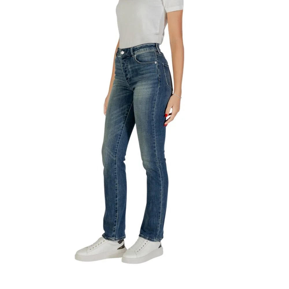 Blue Cotton Skinny Jeans - Image 3