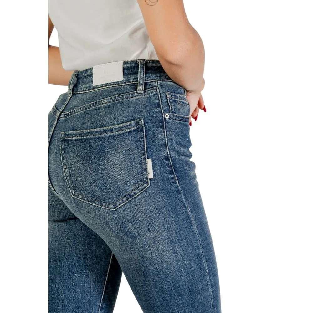 Blue Cotton Skinny Jeans - Image 5
