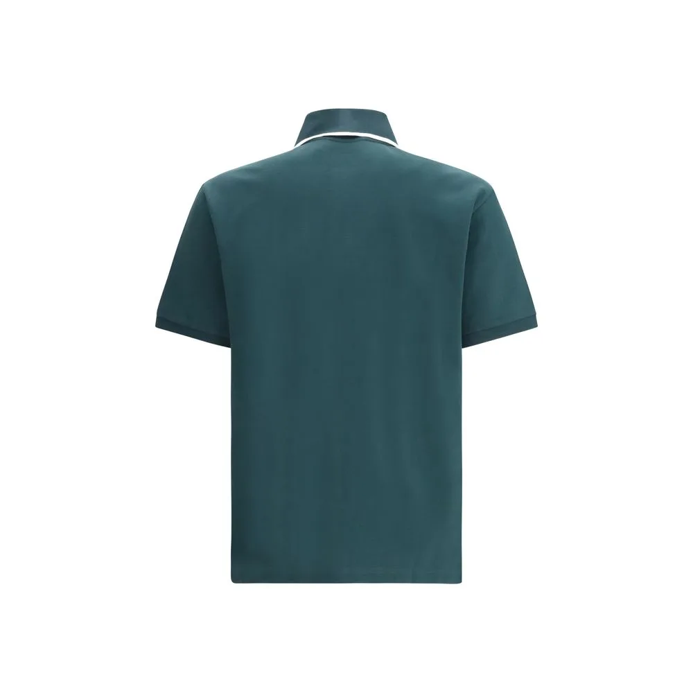 Bicolor Cotton Polo Shirt - Image 2