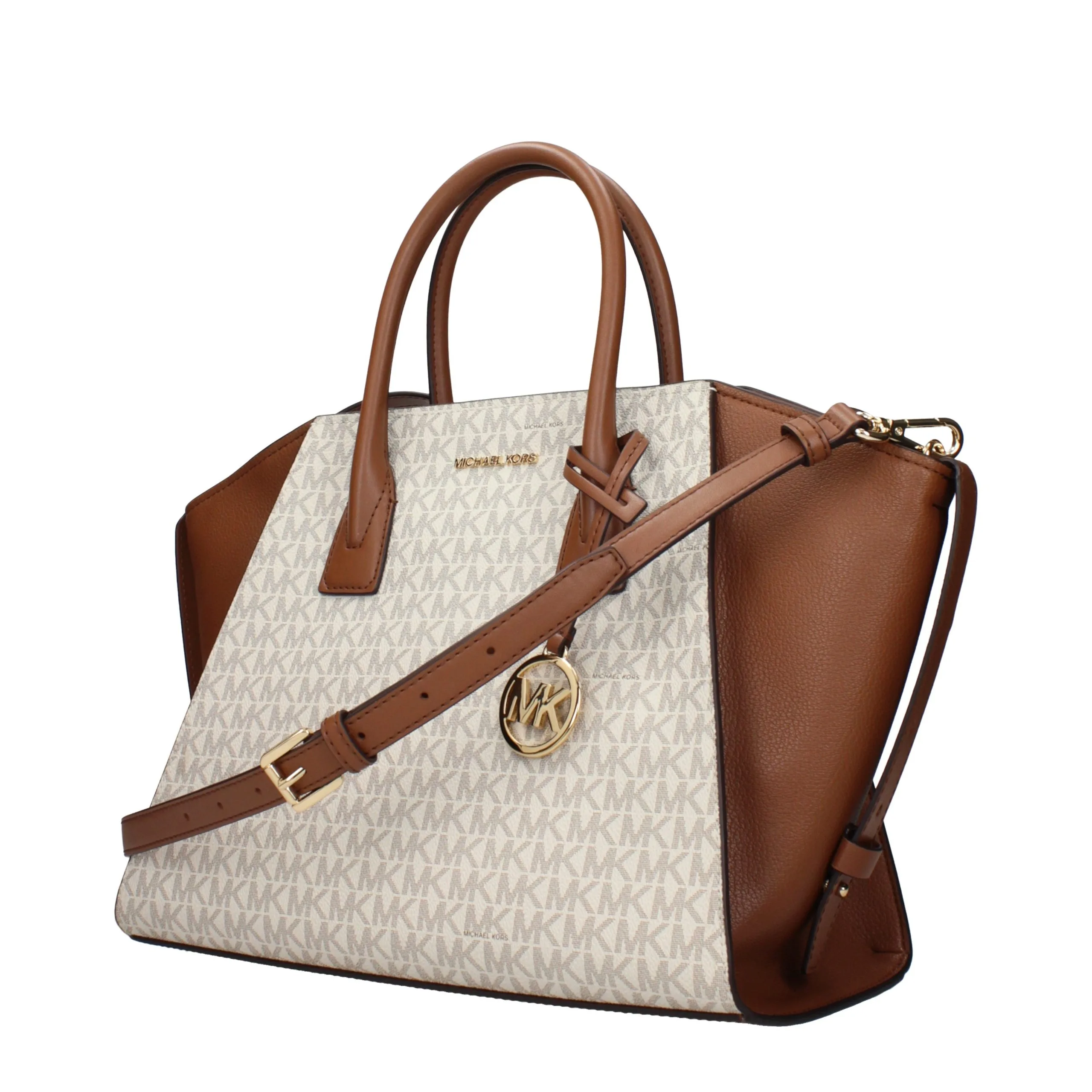Beige Fabric Handbag - Image 2
