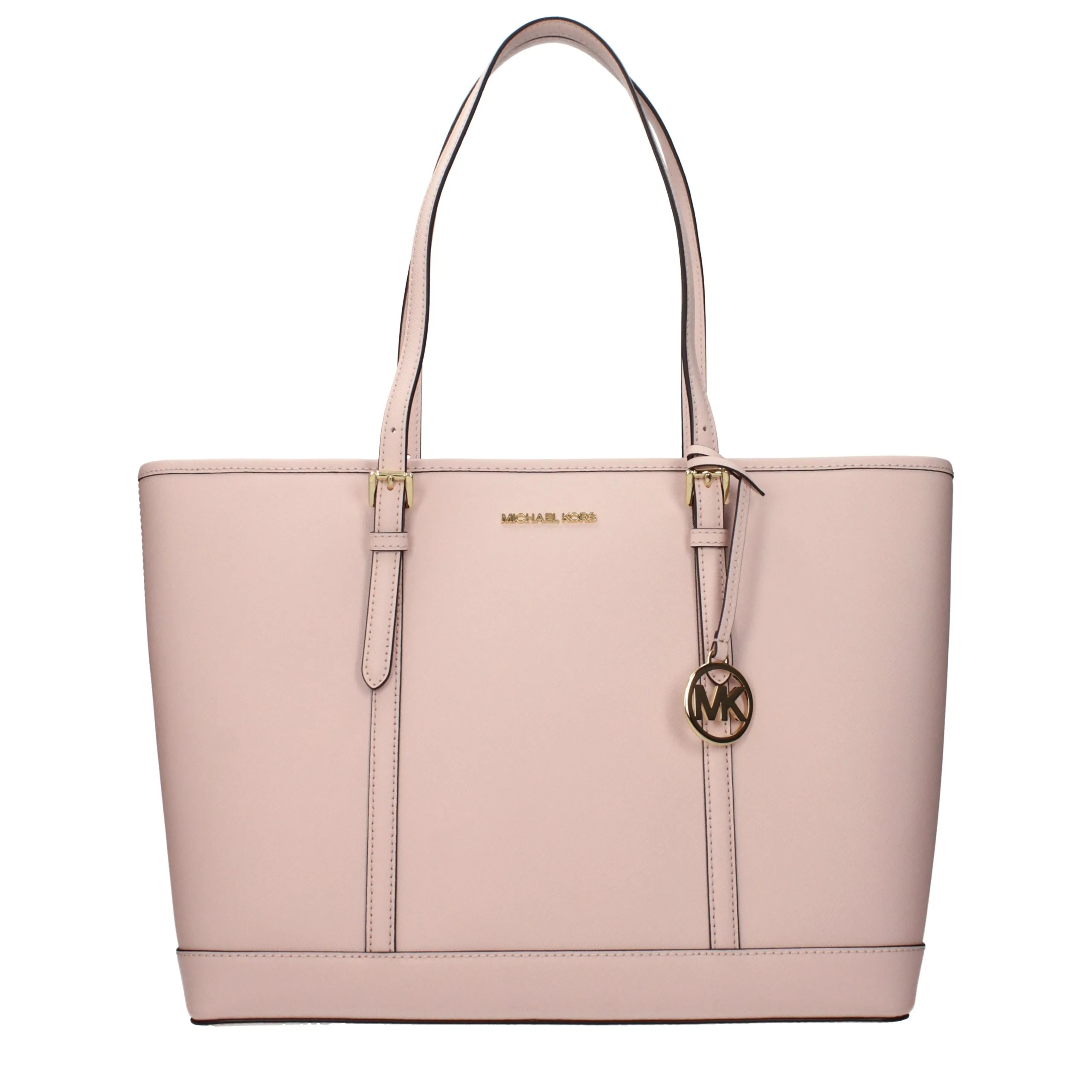 Pink Leather Shoulder Bag