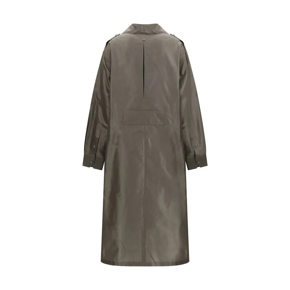 Bicolor Silk Casual Dress - Image 2