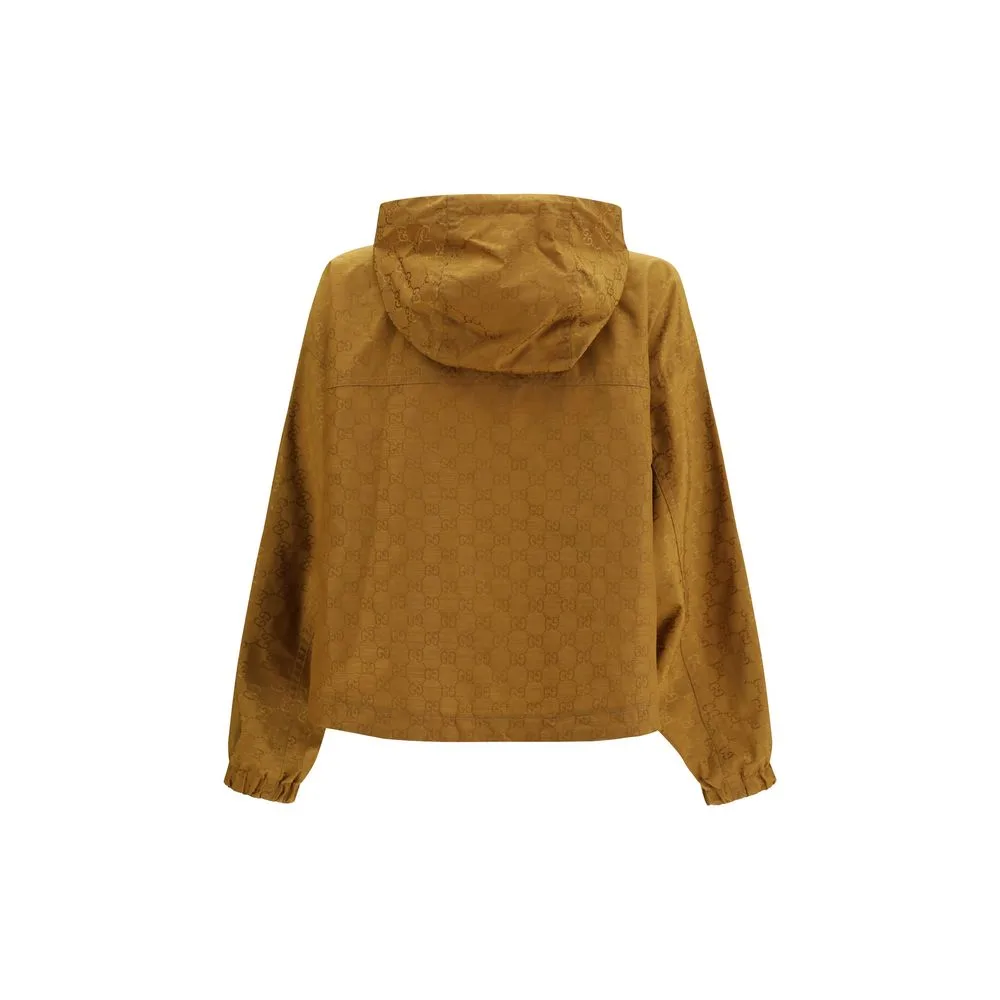 Beige Nylon Shell Jacket - Image 2