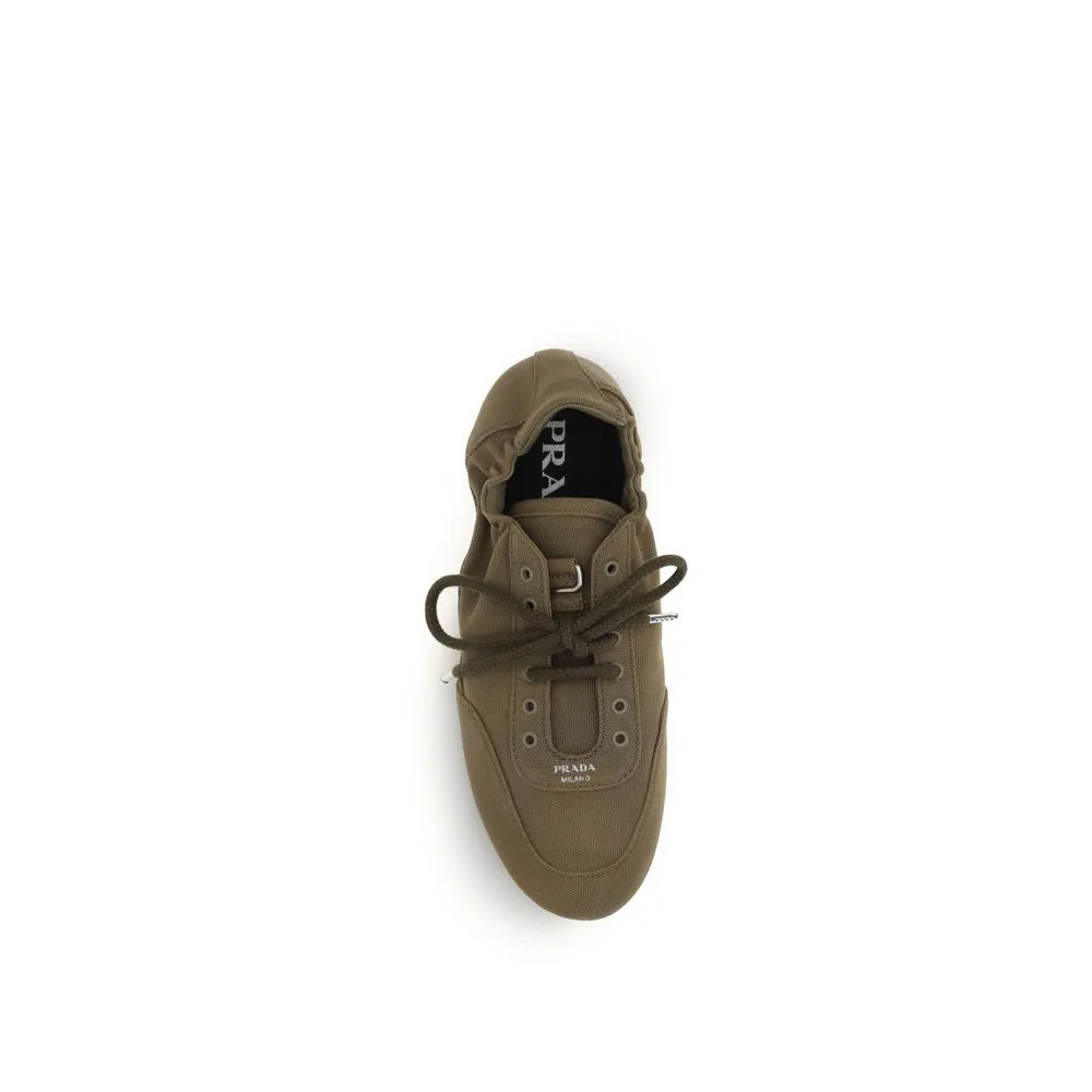 Bicolor Cotton Athletic Sneakers - Image 4