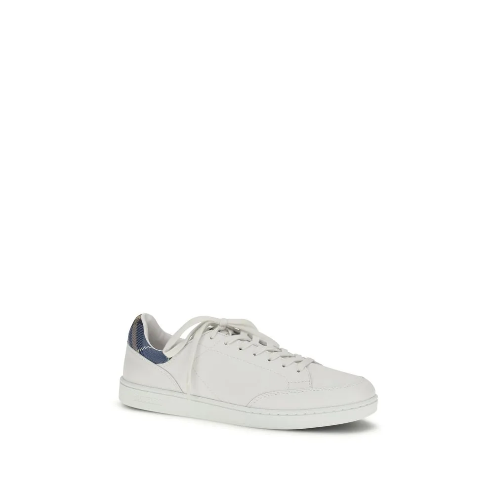 White Calf Leather Bos Taurus Low Top Sneakers - Image 2
