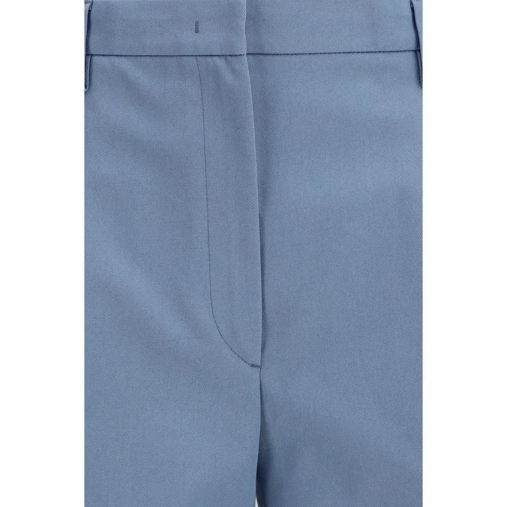 Blue Cotton Chino Pants - Image 3