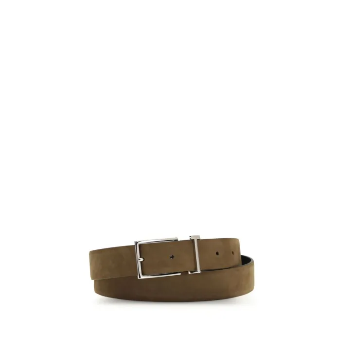 Brown Calf Leather Bos Taurus Regular Belt