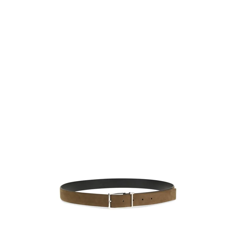 Brown Calf Leather Bos Taurus Regular Belt - Image 2