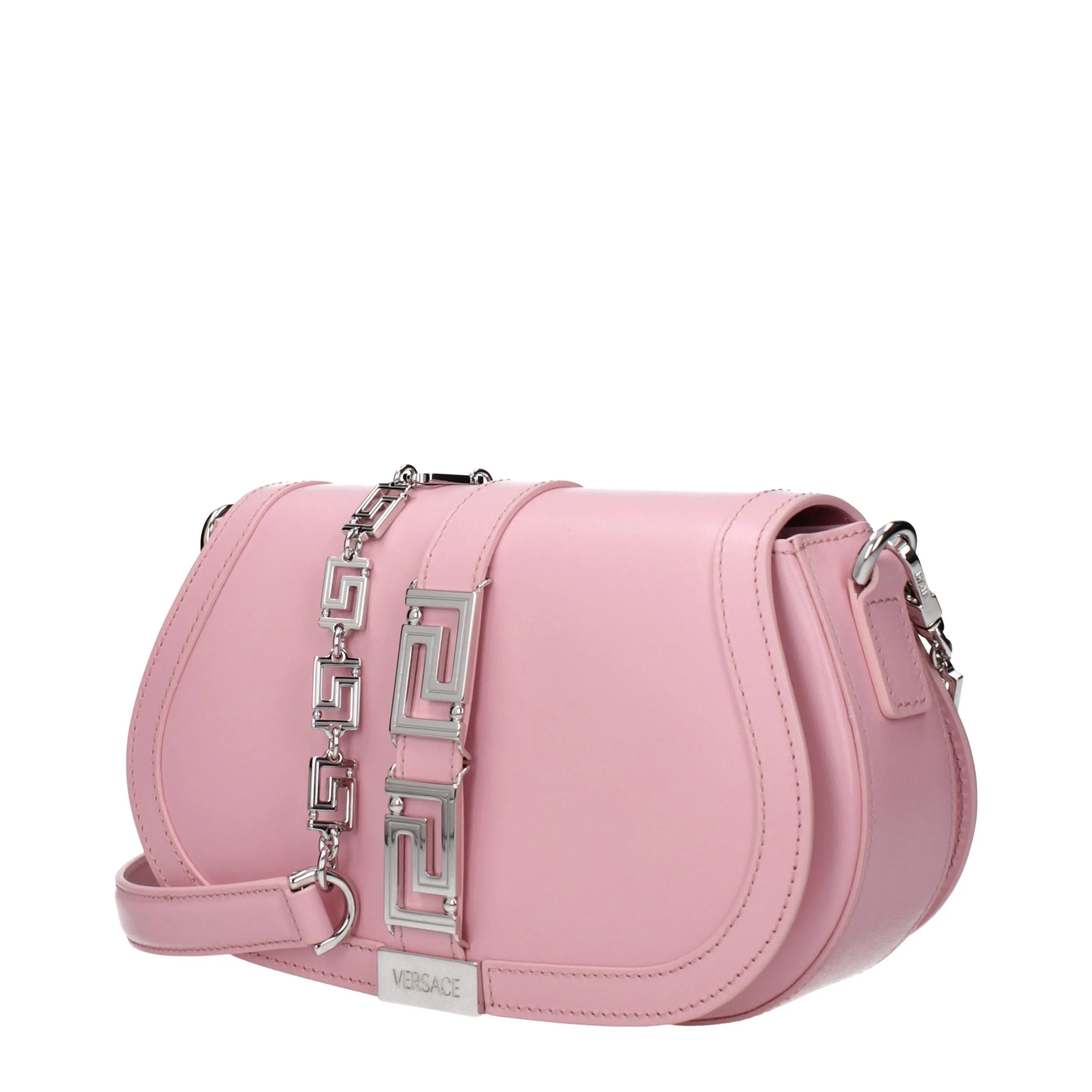 Pink Leather Shoulder Bag - Image 3
