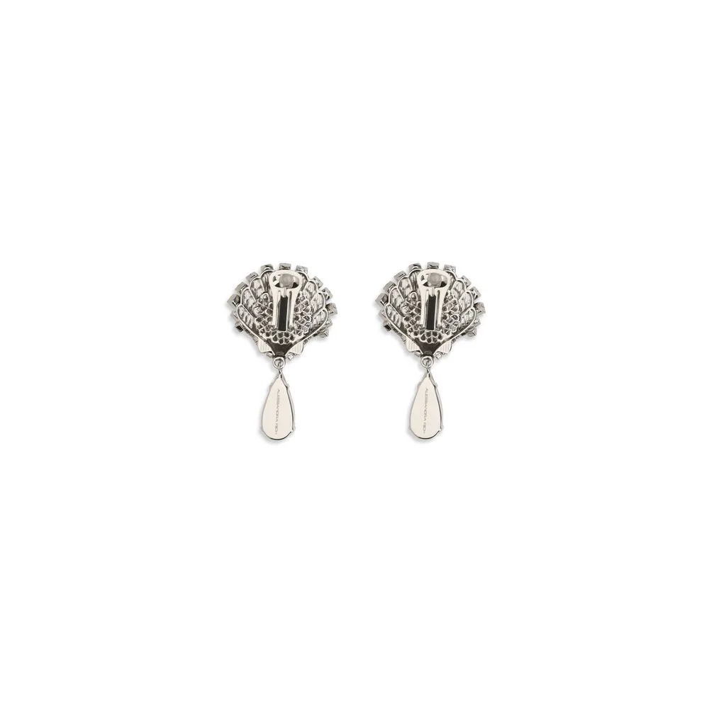 Silver Metal Earrings - Image 2