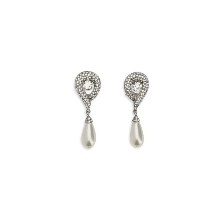 Silver Brass Earrings