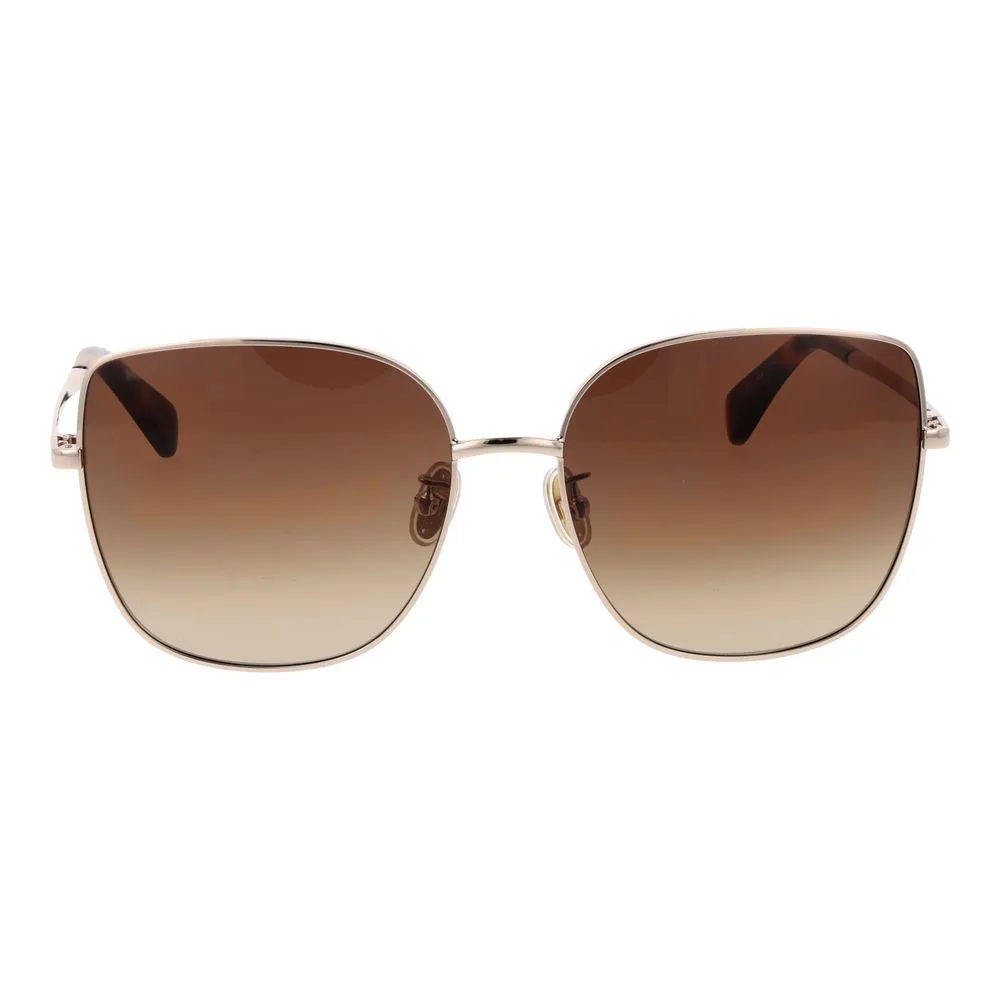 Rose Gold Metal Sunglasses - Image 2