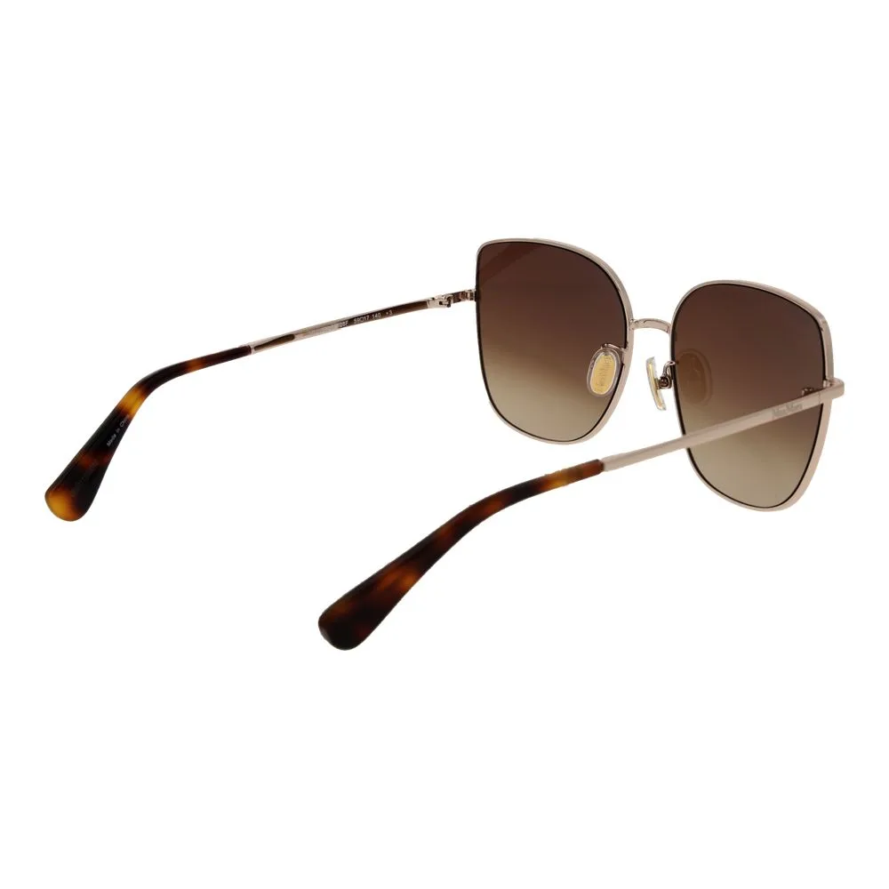 Rose Gold Metal Sunglasses - Image 3