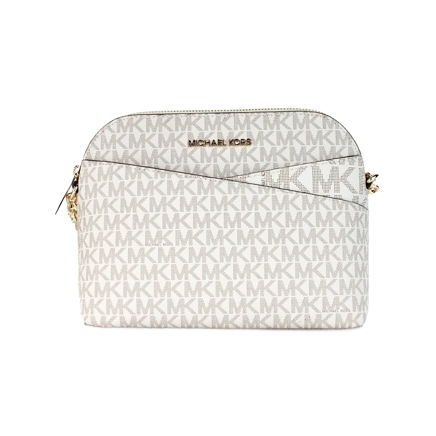 Michael Kors Women's Back Slip Pocket Signature Canvas Crossbody Bag