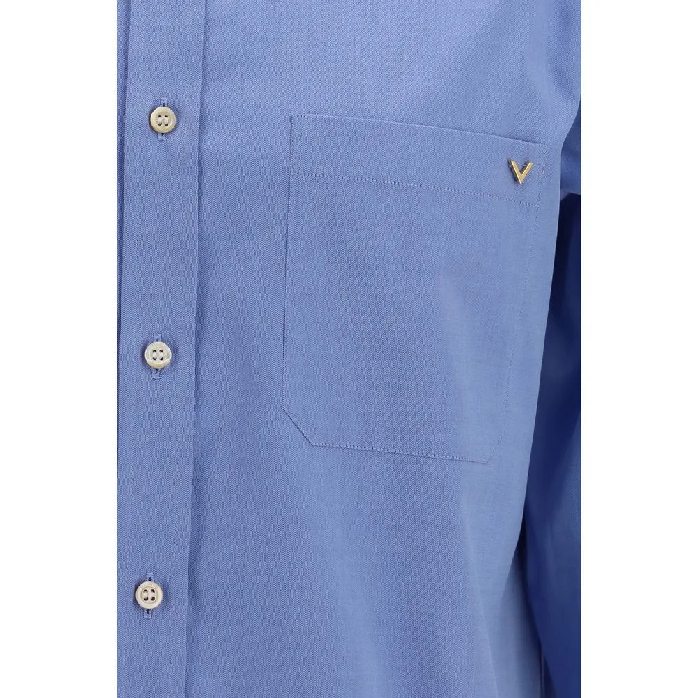 Blue Cotton Shirt - Image 3