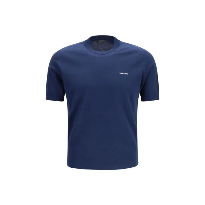 Blue Cotton T - Shirt
