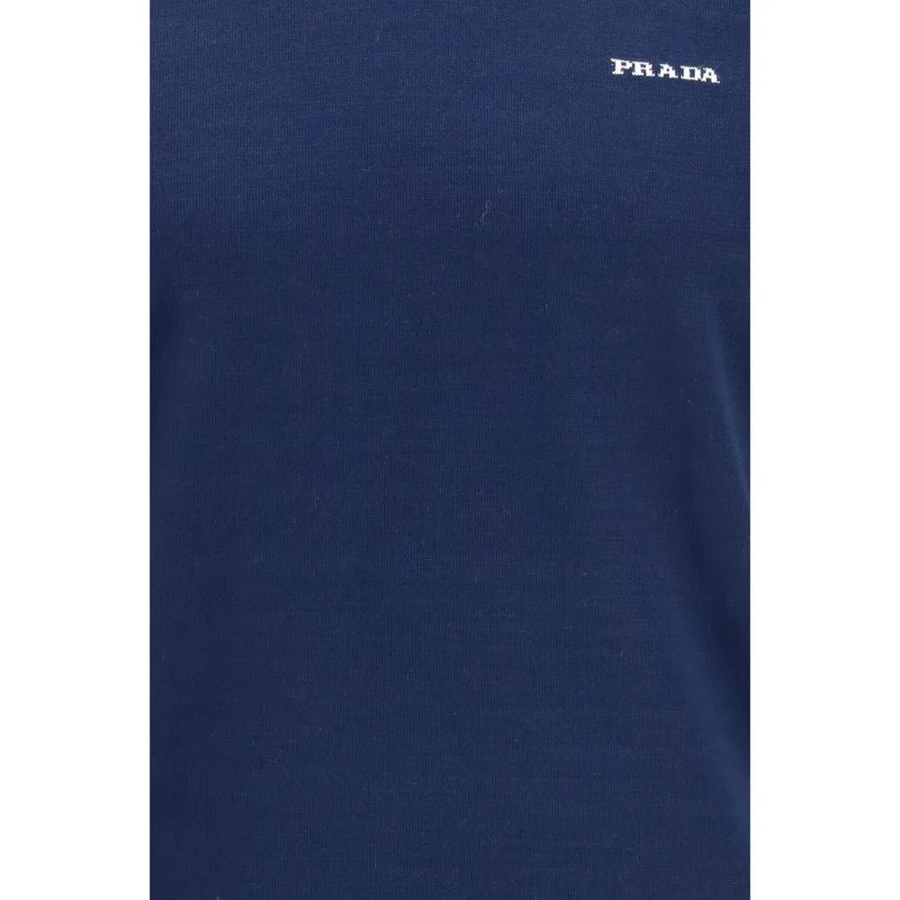 Blue Cotton T - Shirt - Image 3