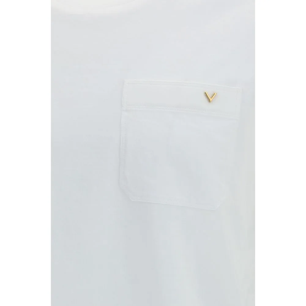 White Cotton T-Shirt - Image 3