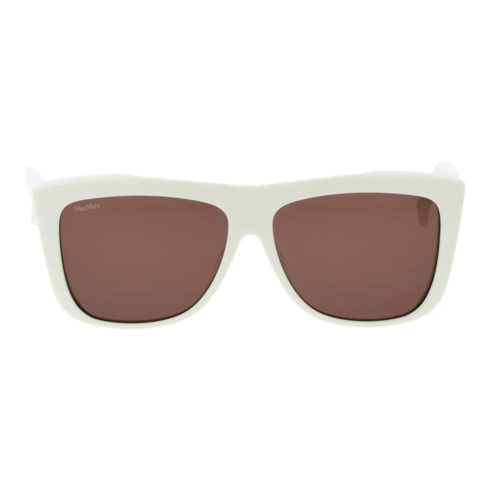 White Acetate Sunglasses - Image 2