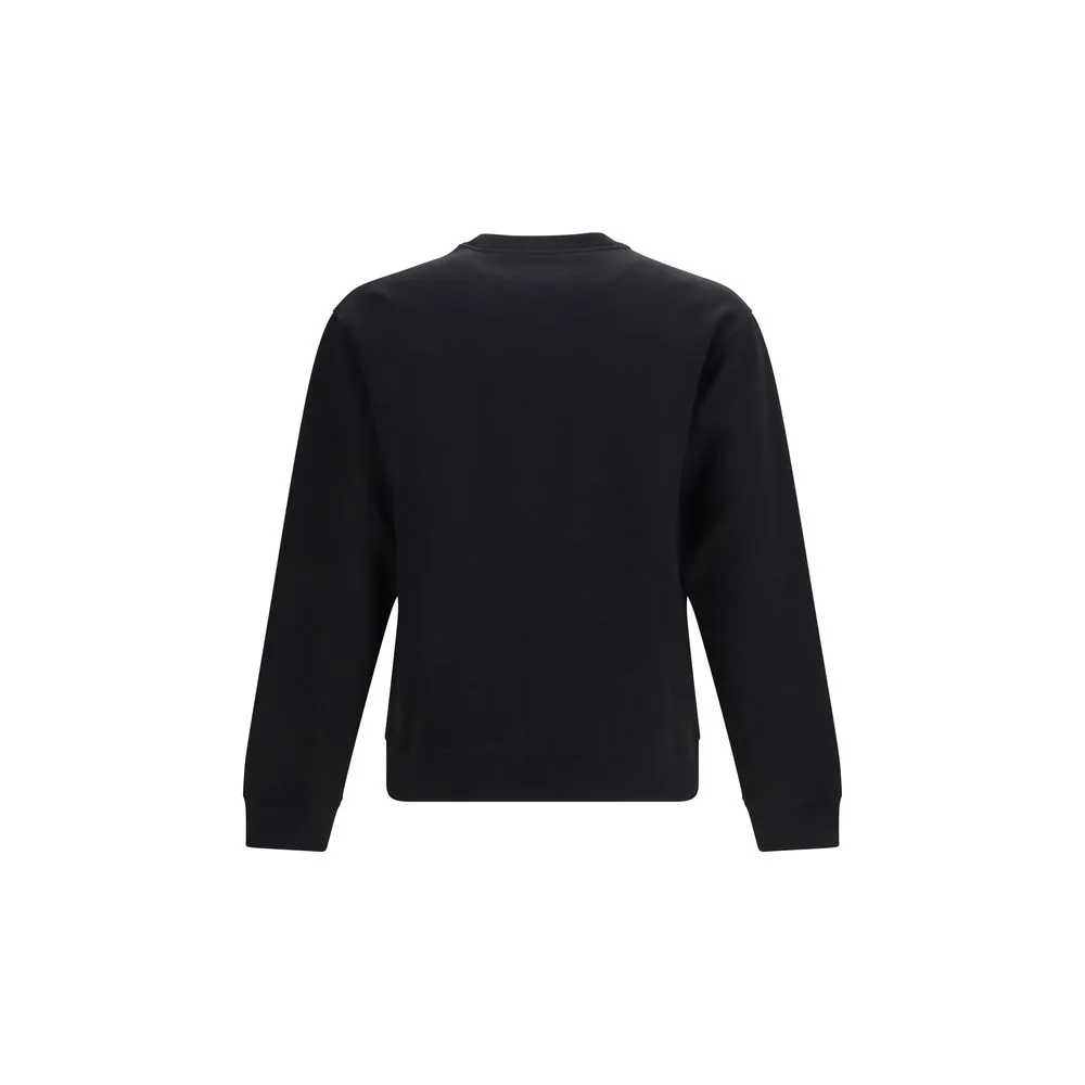 Black Cotton Sweatshirt - Image 2
