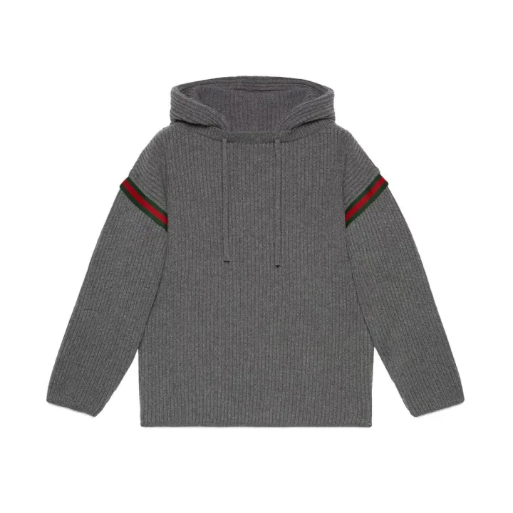 Gray Cashmere Sweatshirt