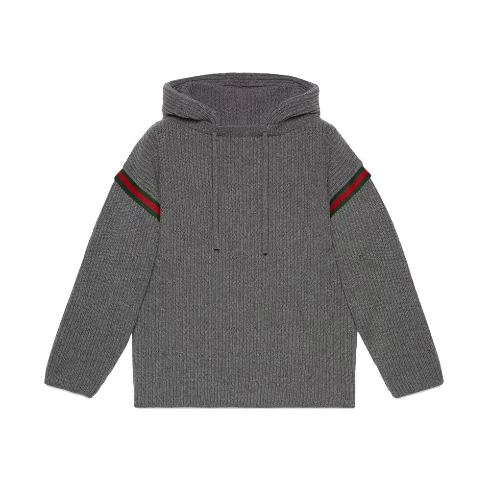 Gray Cashmere Sweatshirt