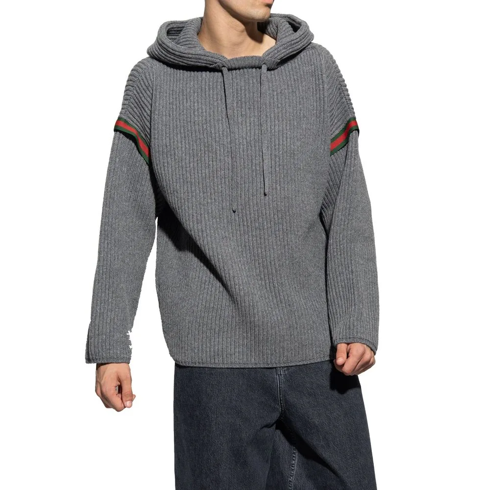 Gray Cashmere Sweatshirt - Image 2