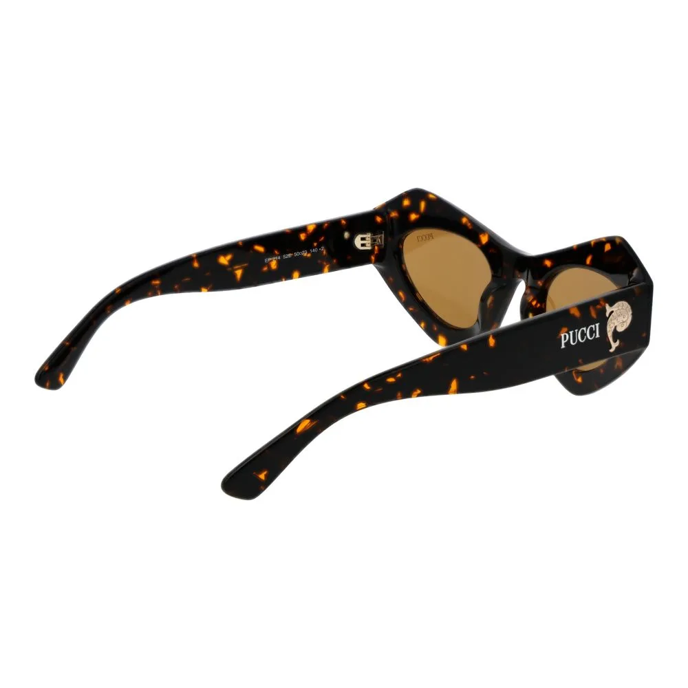 Brown Plastic Sunglasses - Image 3