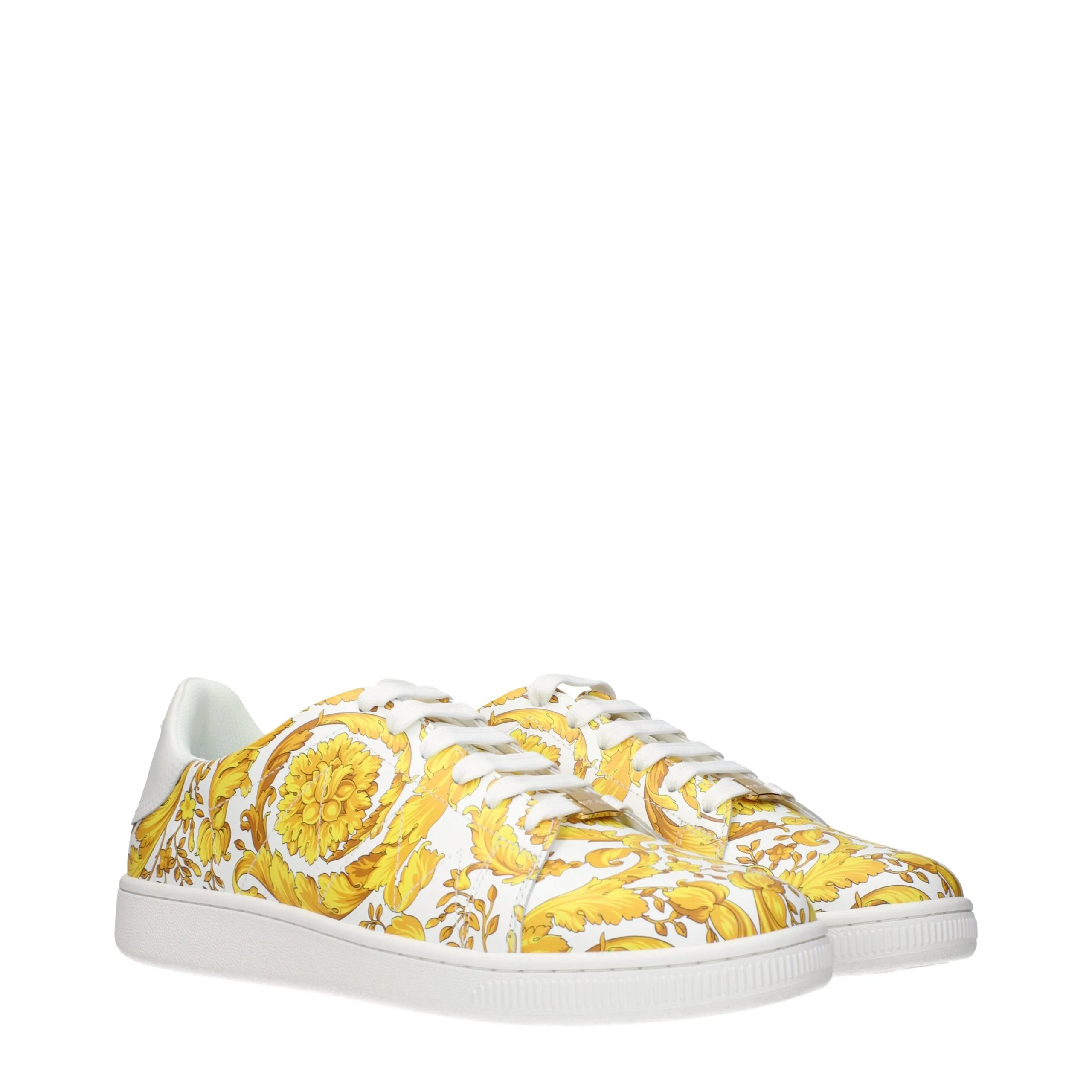 White Leather Sneakers - Image 2