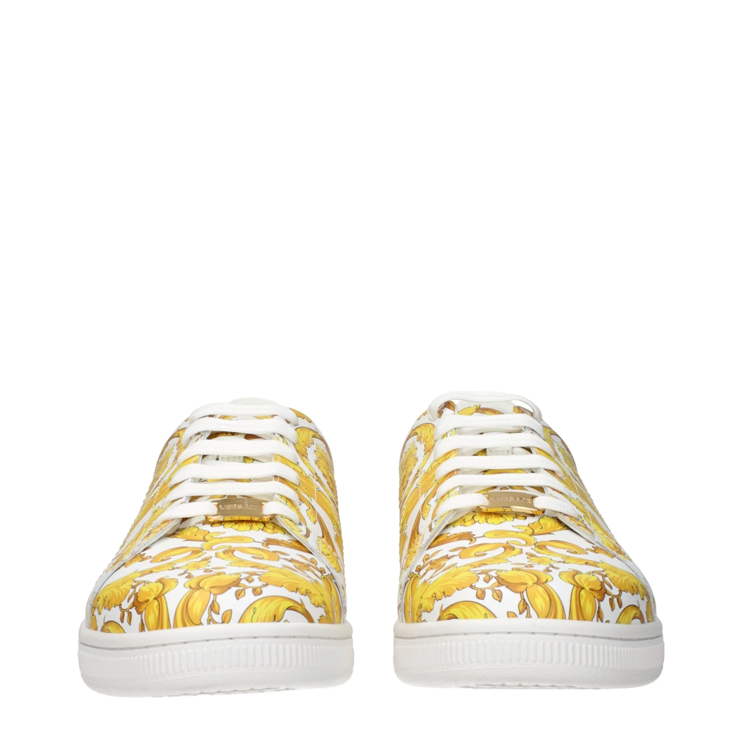 White Leather Sneakers - Image 3