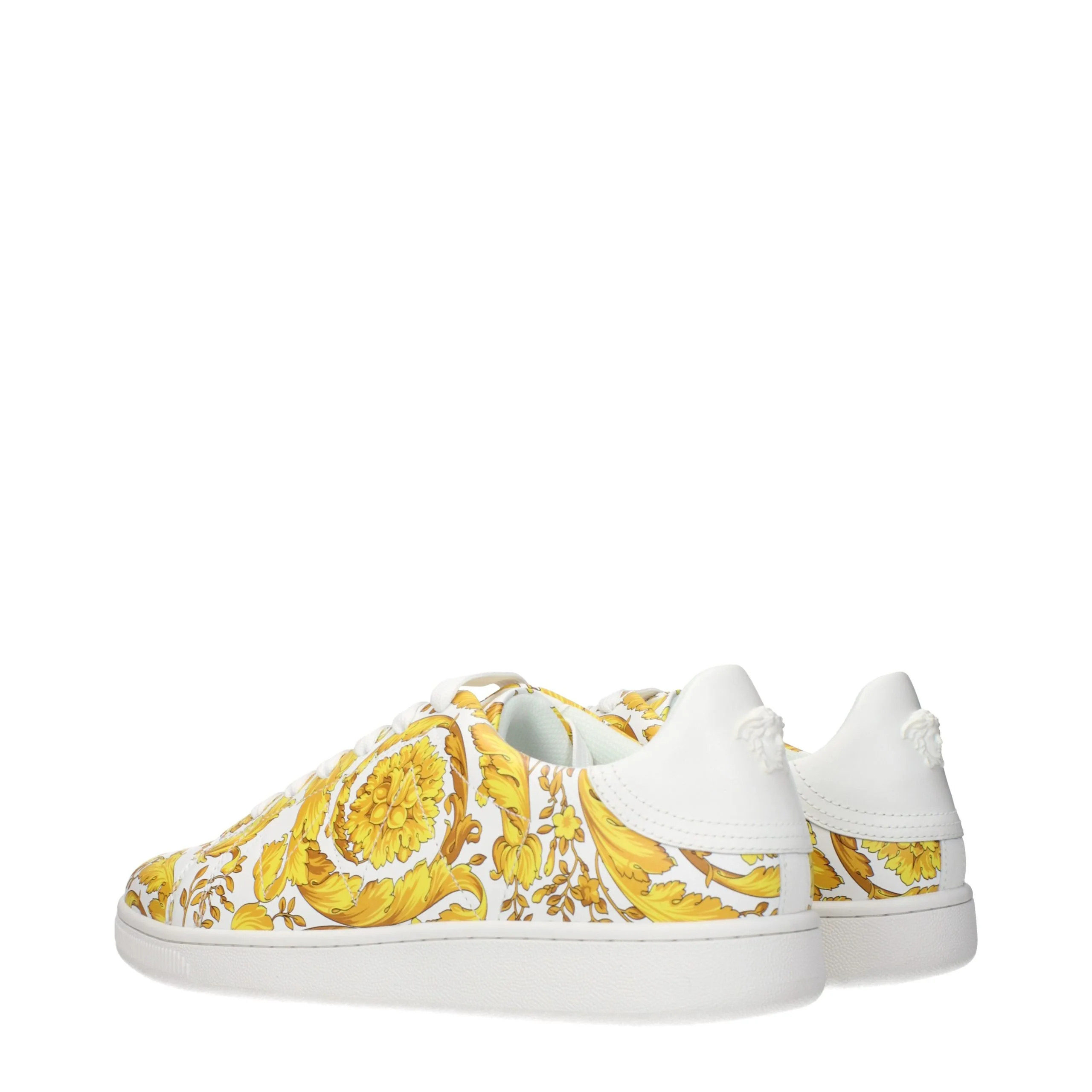 White Leather Sneakers - Image 4