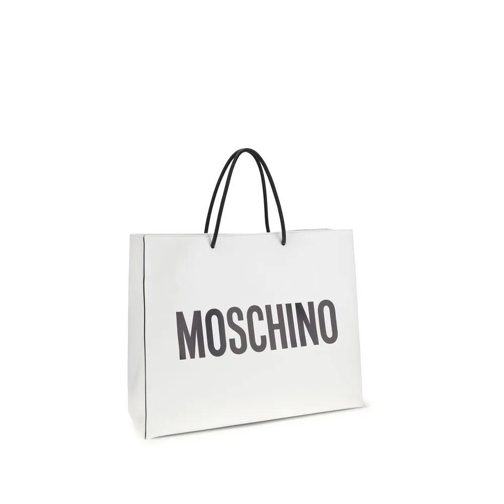 White Calf Leather Bos Taurus Shoulder Bag - Image 3