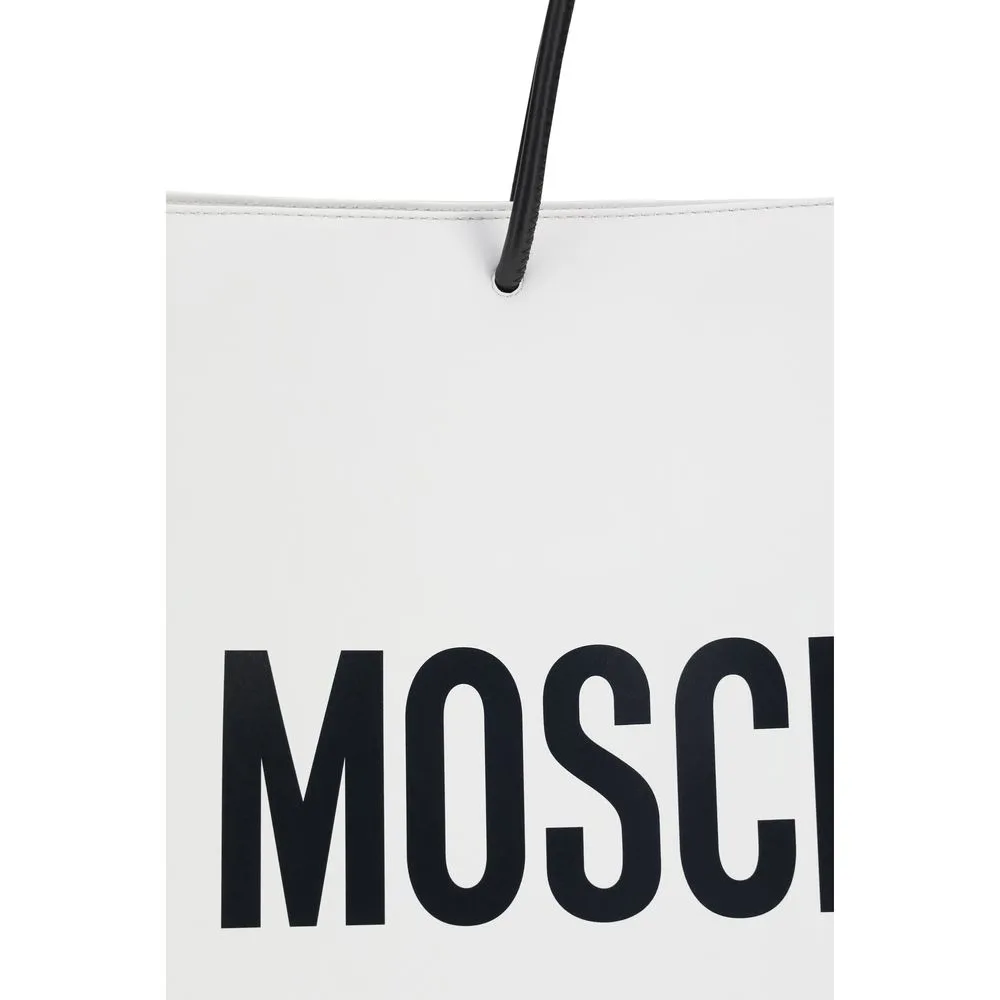 White Calf Leather Bos Taurus Shoulder Bag - Image 4