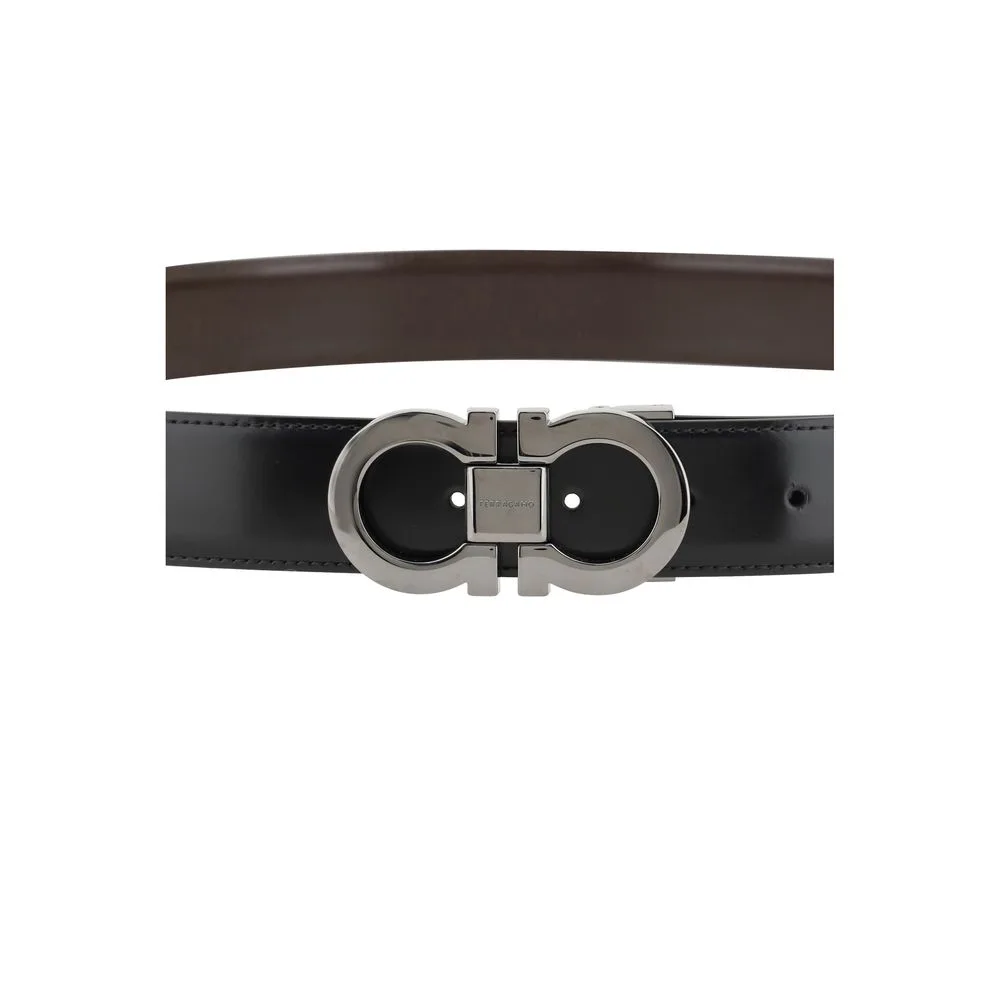 Black Calf Leather Bos Taurus Belt - Image 3
