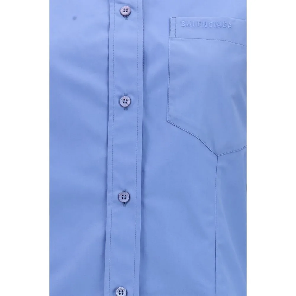 Blue Cotton Shirt - Image 3