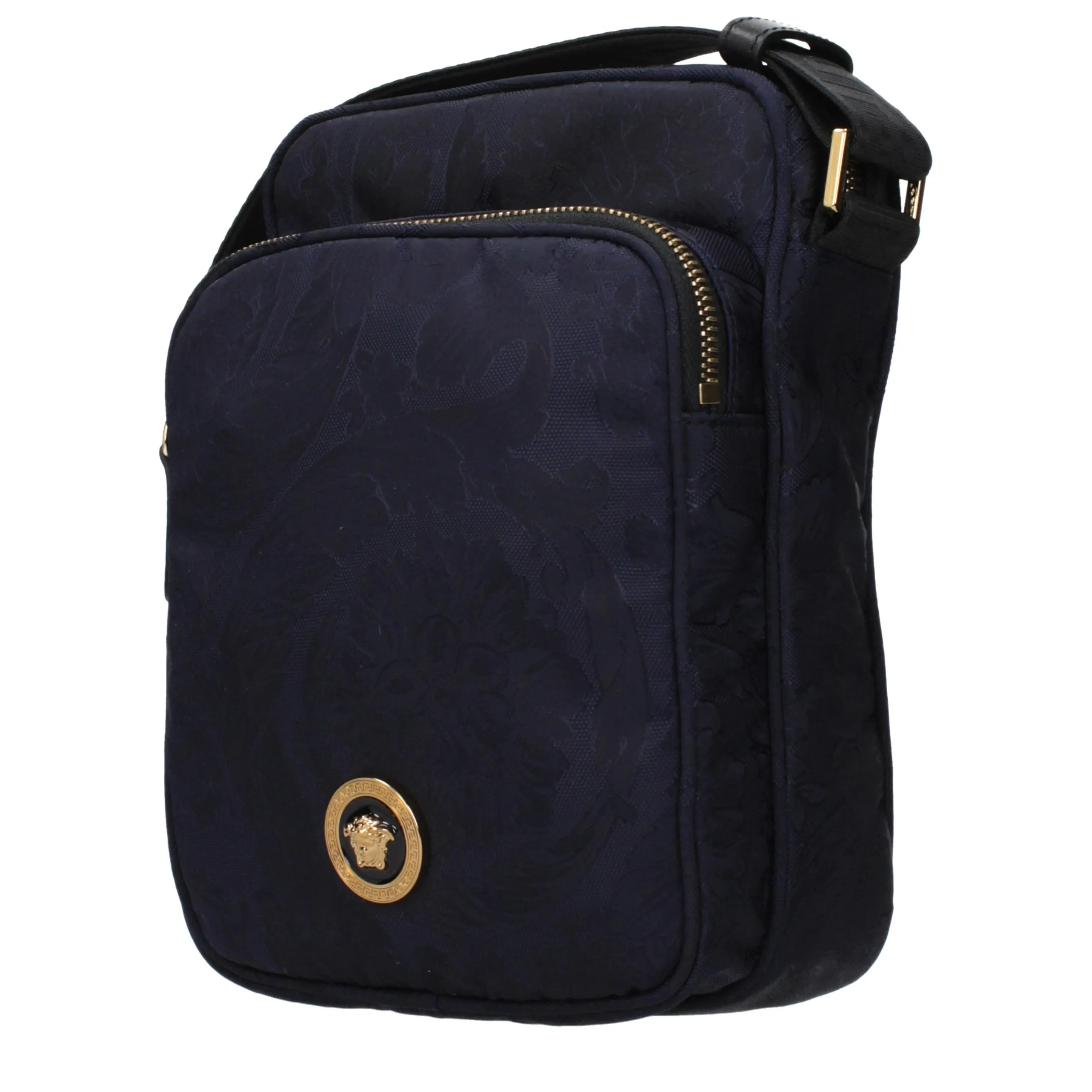 Blue Fabric Crossbody Bag - Image 2