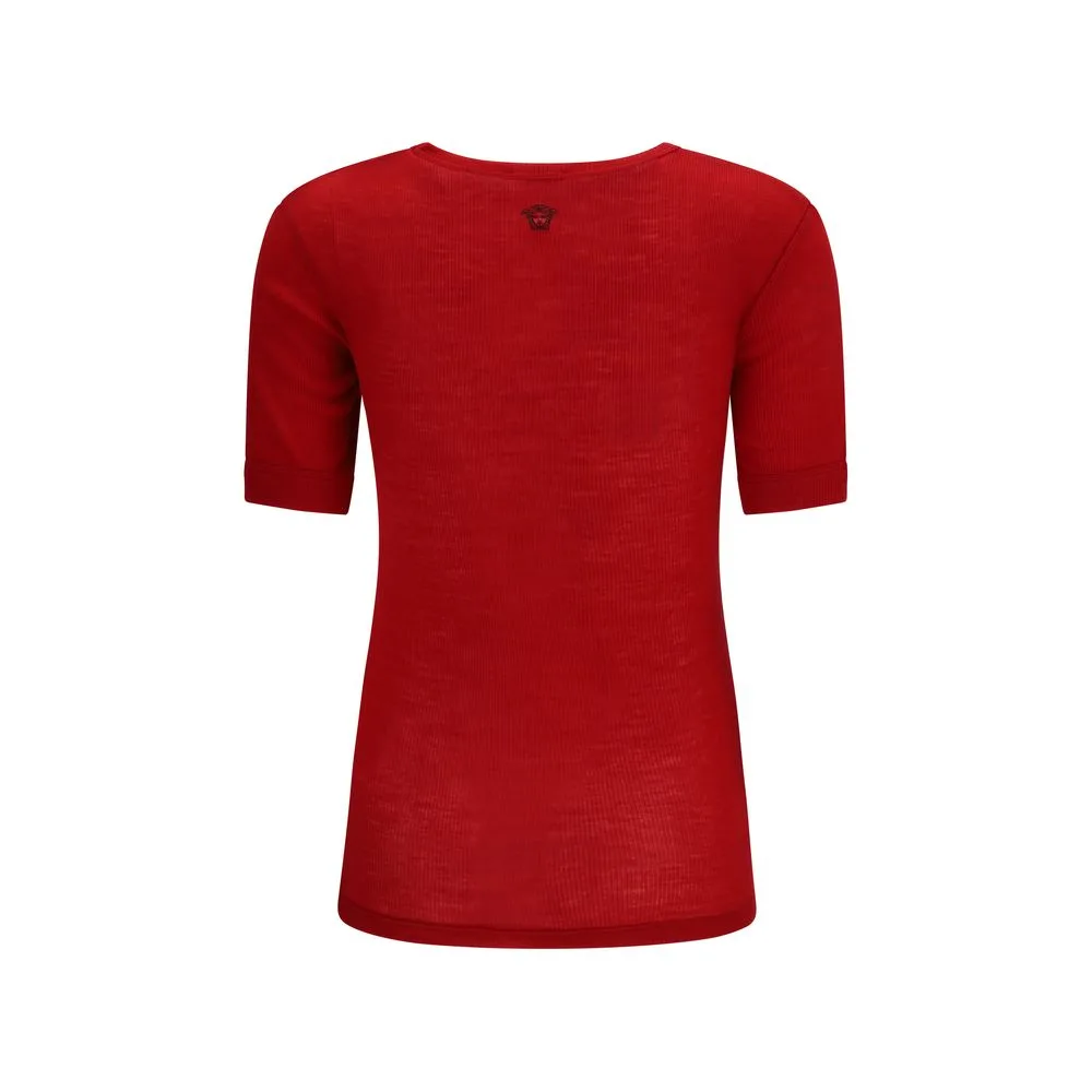 Red Wool Oves Aries T - Shirt - Image 2