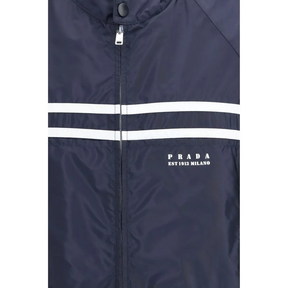 Blue Nylon Shell Jacket - Image 3