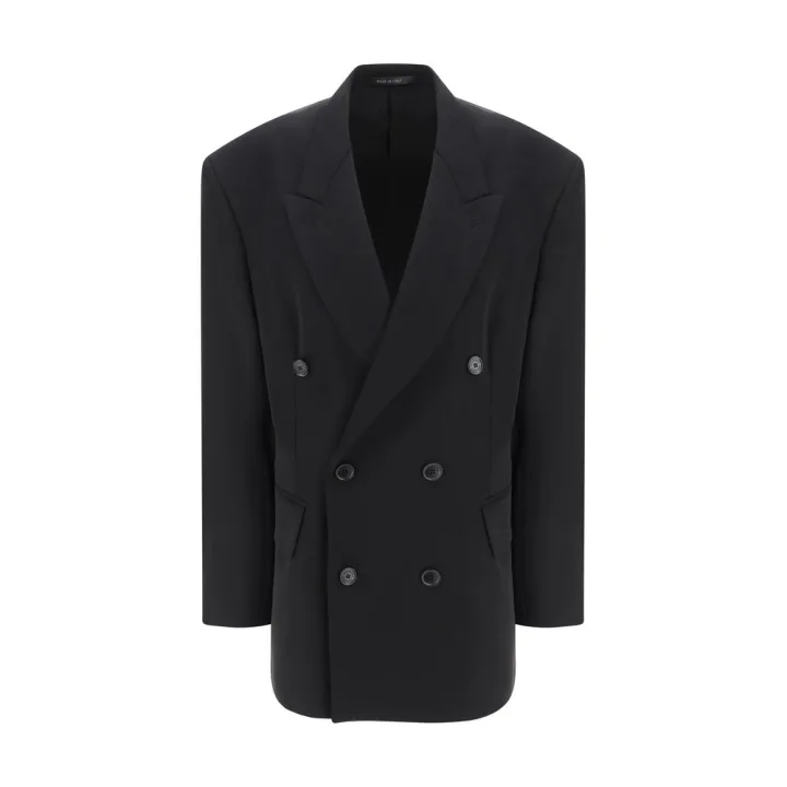 Black Wool Oves Aries Blazer