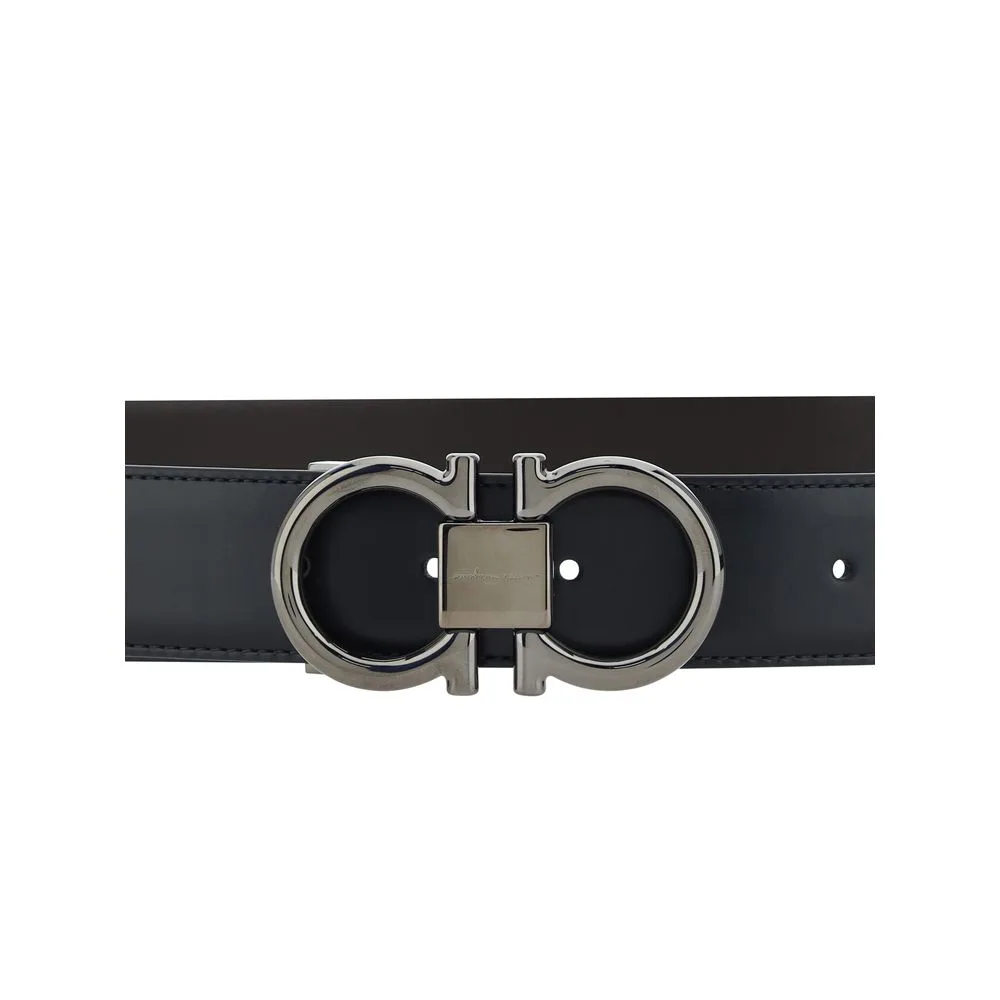 Black Calf Leather Bos Taurus Regular Belt - Image 3