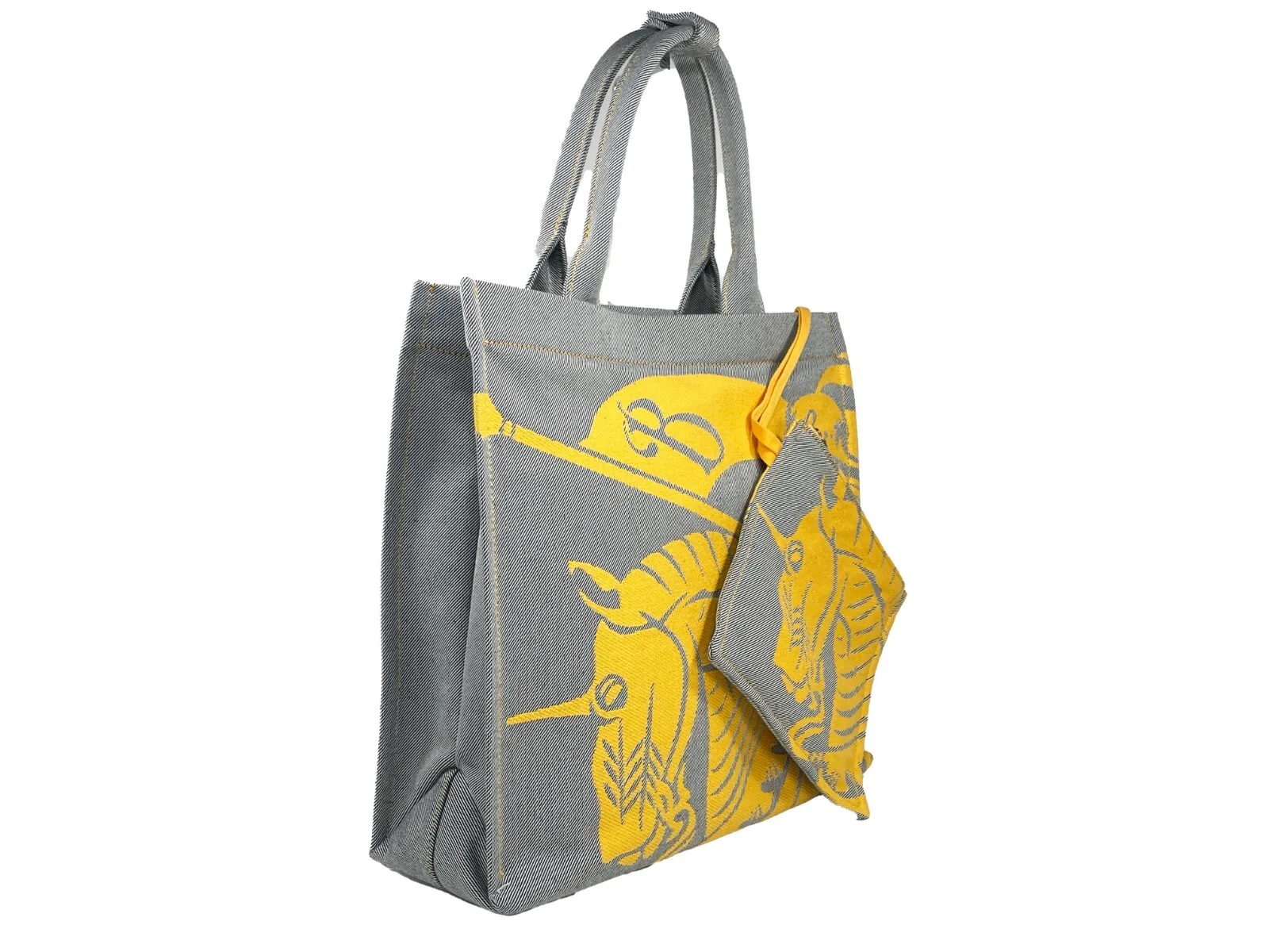 Burberry EKD Canvas Tote Bag With Coin Pouch - Image 2
