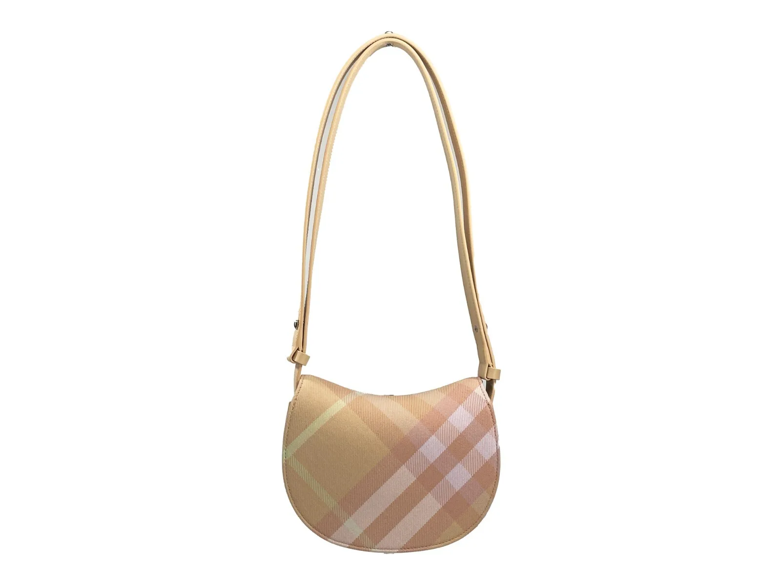 Burberry Mini Check Rocking Horse Crossbody Bag Purse - Image 4
