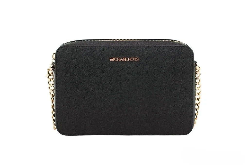 Michael Kors East West Crossbody Bag (Black/Gold)
