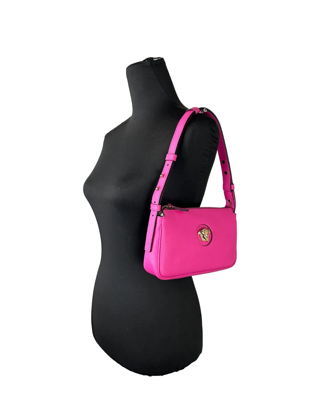 Versace La Medusa Vitello Shoulder Bag Purse - Image 4