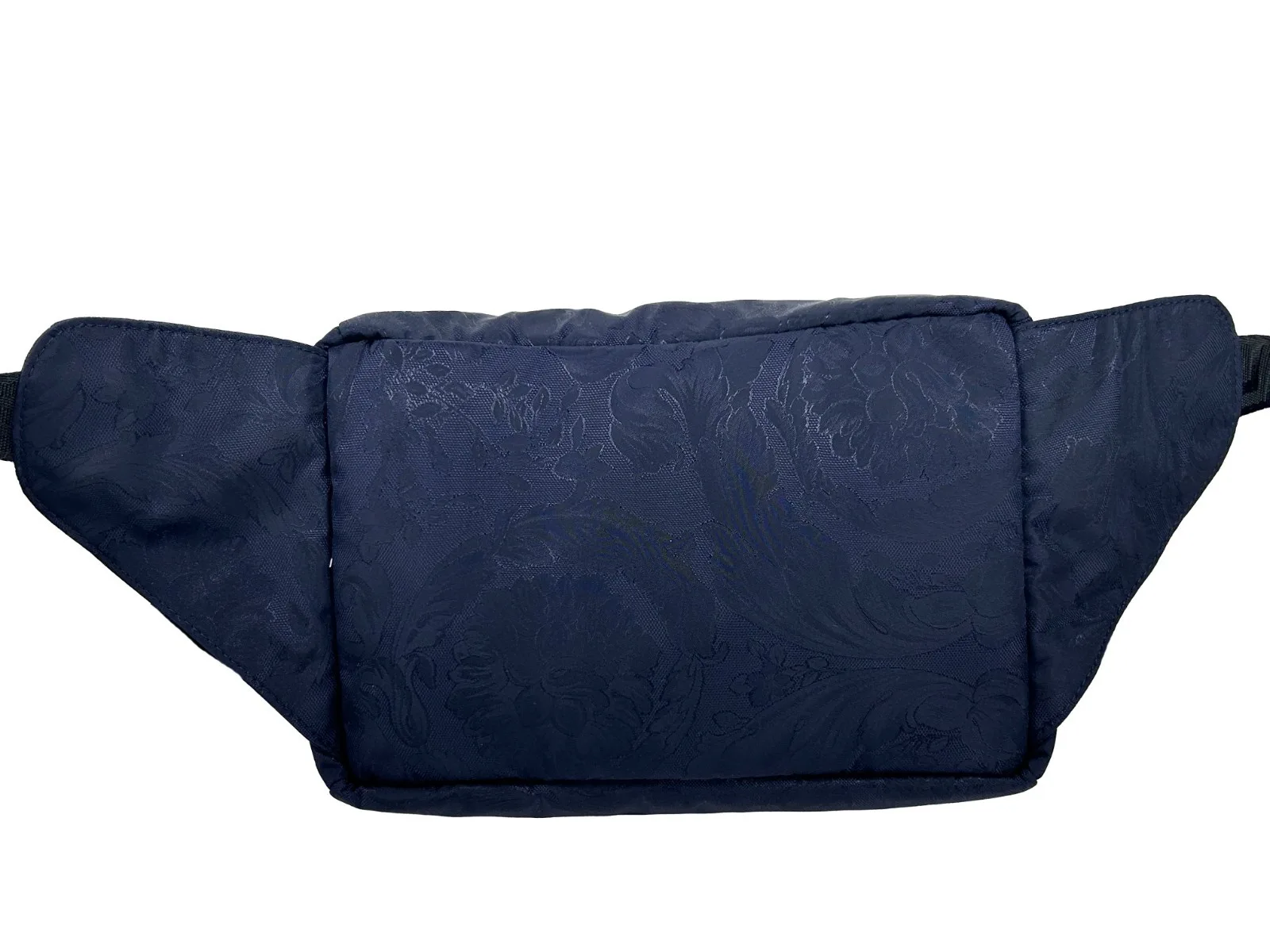 Versace Medusa Navy Nylon Belt Bag Waist Fanny Pack Purse - Image 2