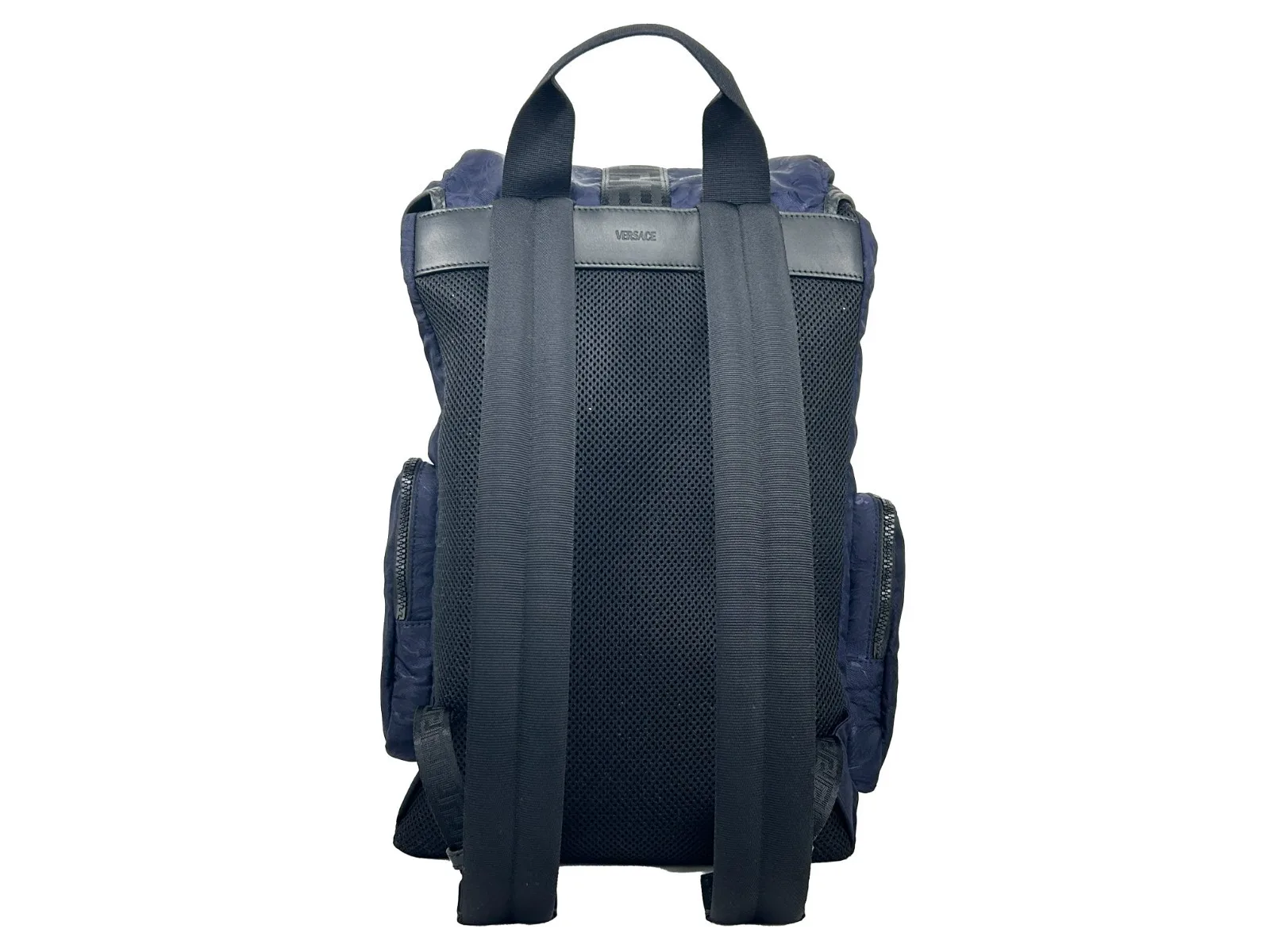 Versace Medusa Nylon Buckle Drawstring Backpack Bag - Image 2