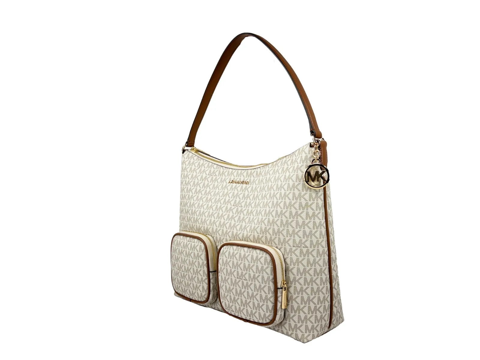Michael Kors Merritt Large Cargo Shoulder Bag — Vanilla - Image 2