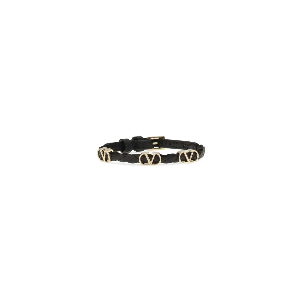Black Calf Leather Bos Taurus Bracelet