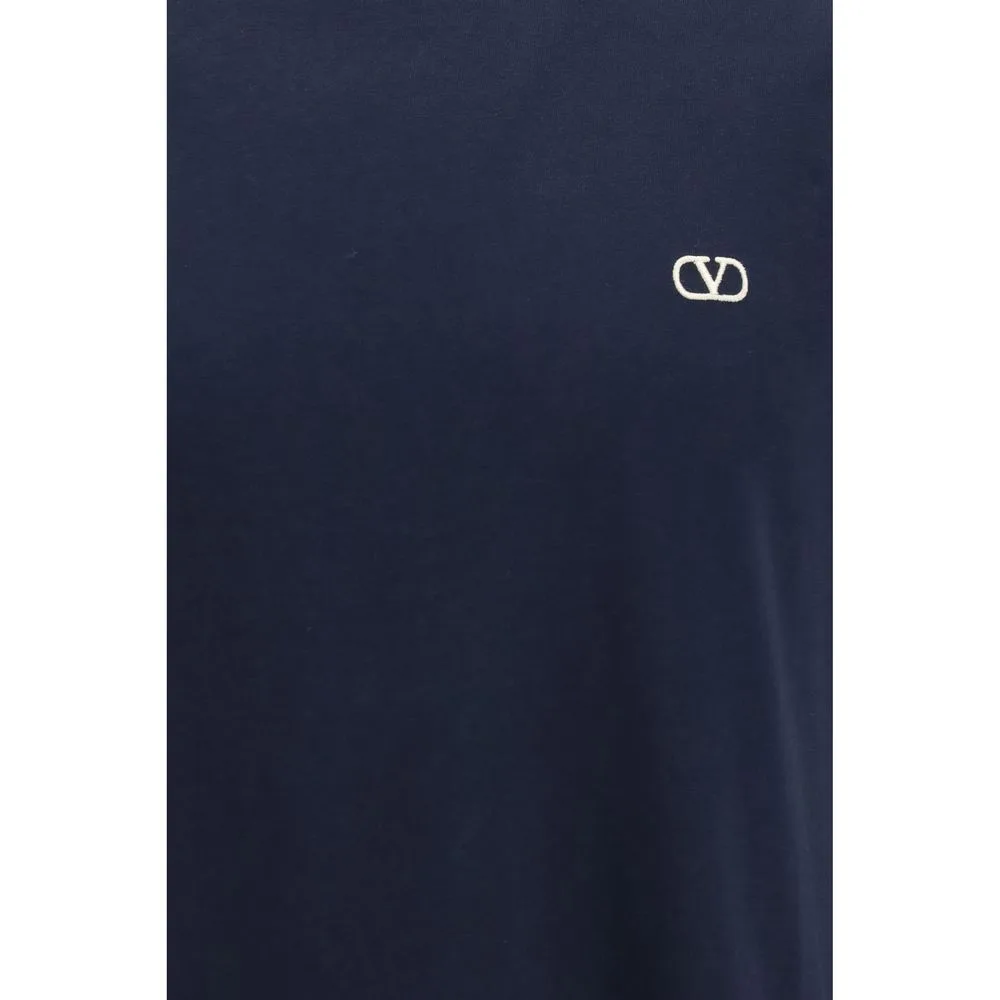 Blue Cotton T-Shirt - Image 3